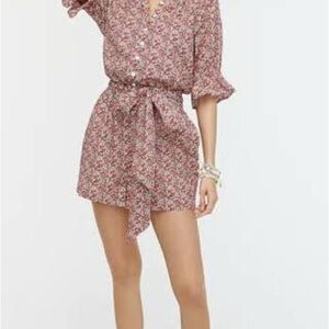 J. Crew Liberty Print Floral Romper